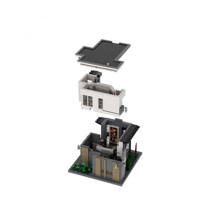 Art Collector's Modern Villa MOC Building Kit - 4