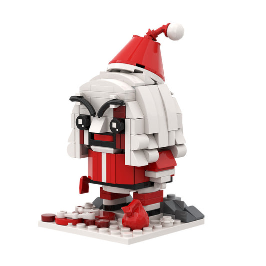 art the clown christmas building set | lego compatible - 5