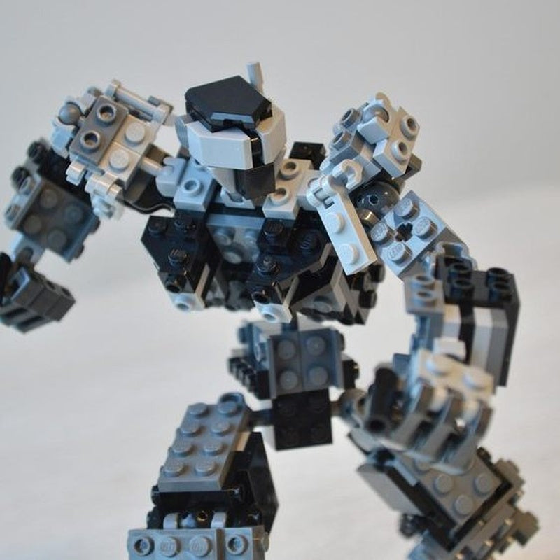 Articulated Exposed-Frame Mech MOC Building Kit - 3