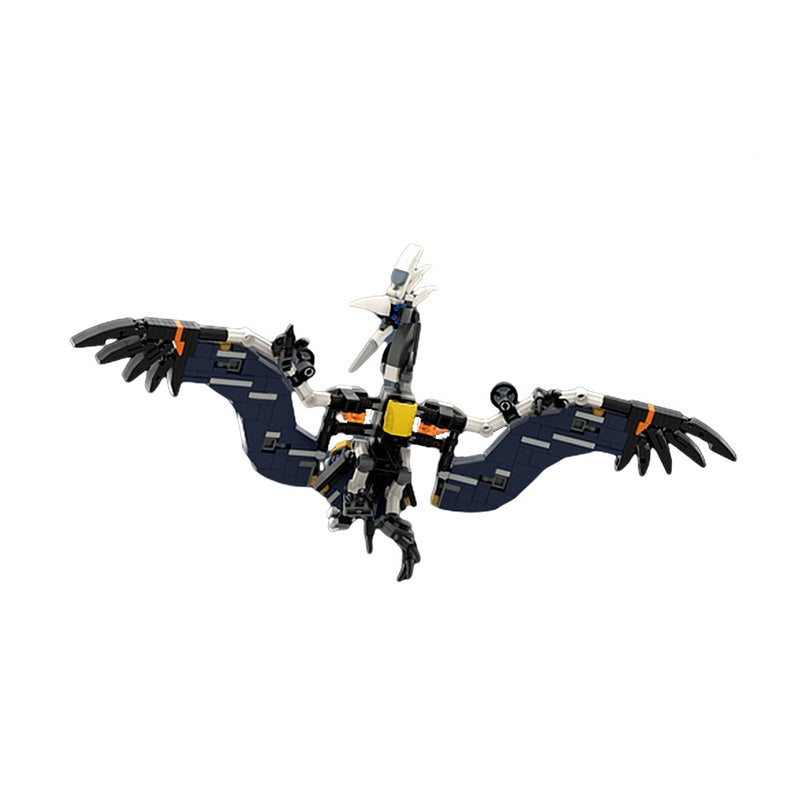 Articulated Mechanical Winged Creature MOC Building Kit - 3