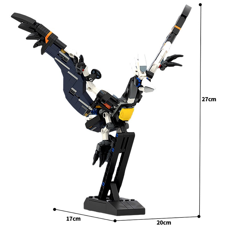 Articulated Mechanical Winged Creature MOC Building Kit - 4