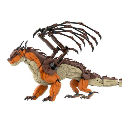 Articulated Mud Dragon MOC Building Kit | LEGO-Compatible MOC - 4