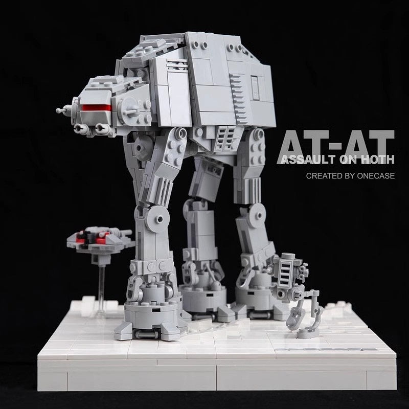 Assault Walker Battle Walker on Snowy Battlefield Building Kit | LEGO-Compatible MOC - 2
