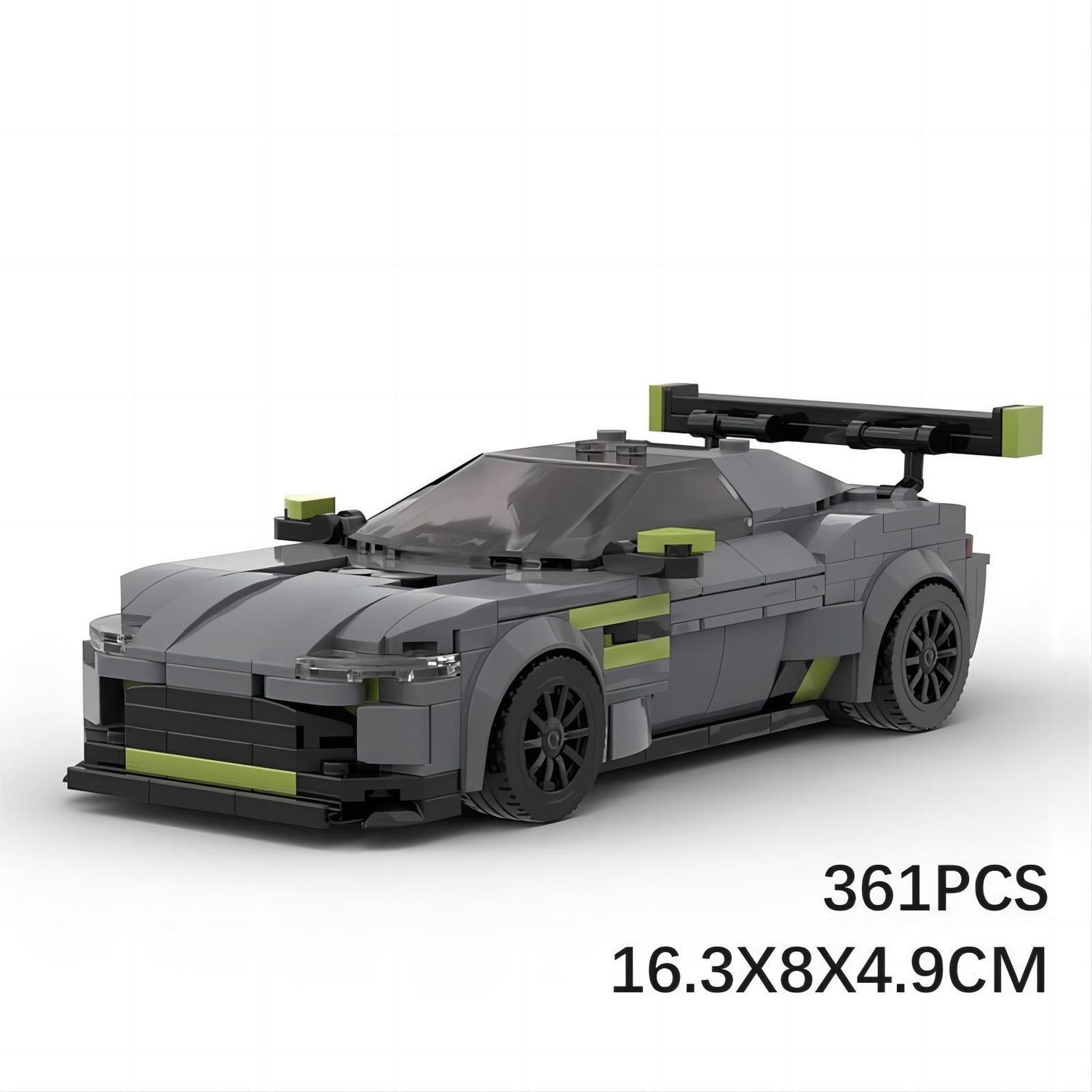 aston martin vantage gtr building set | lego compatible - 5