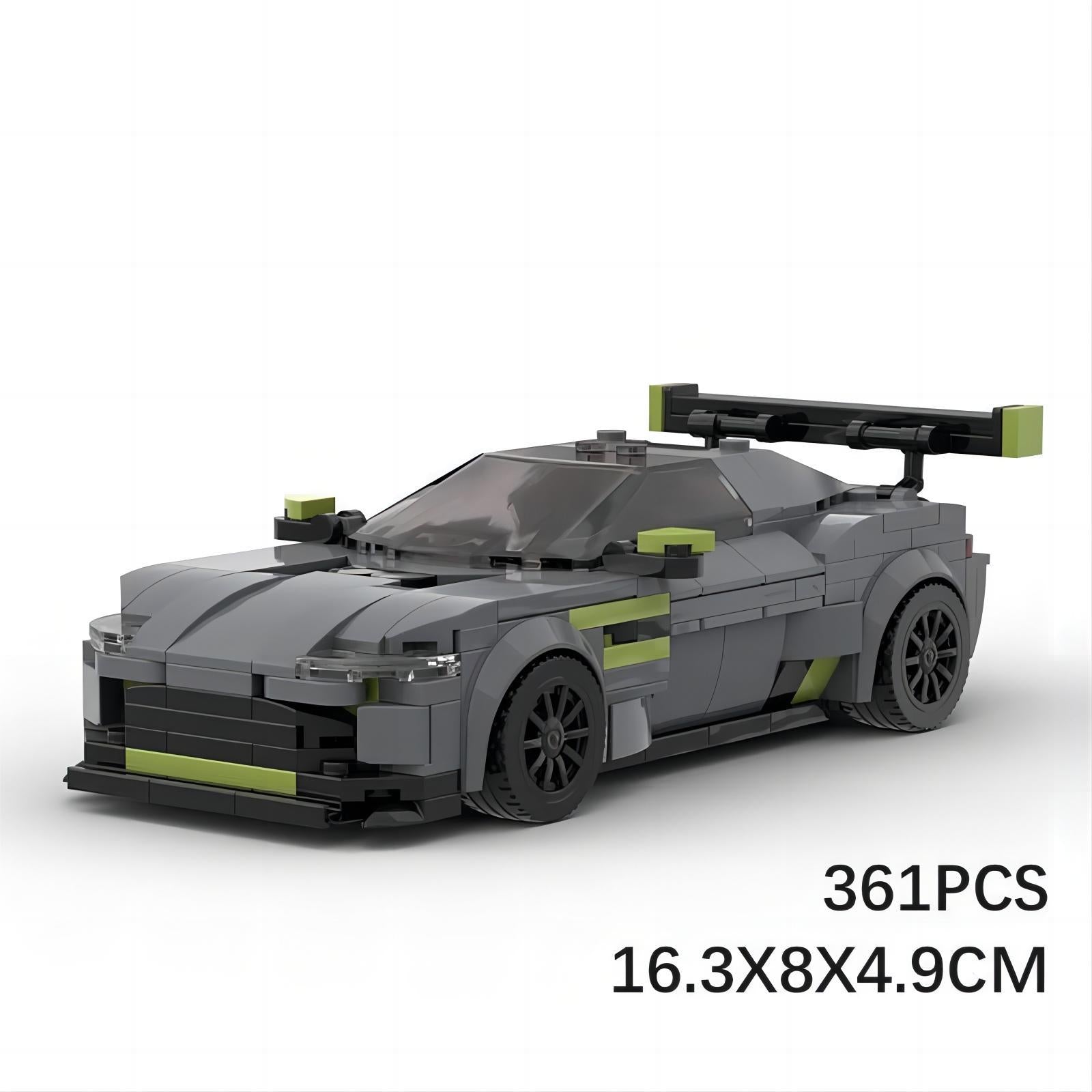 aston martin vantage gtr building set | lego compatible - 5