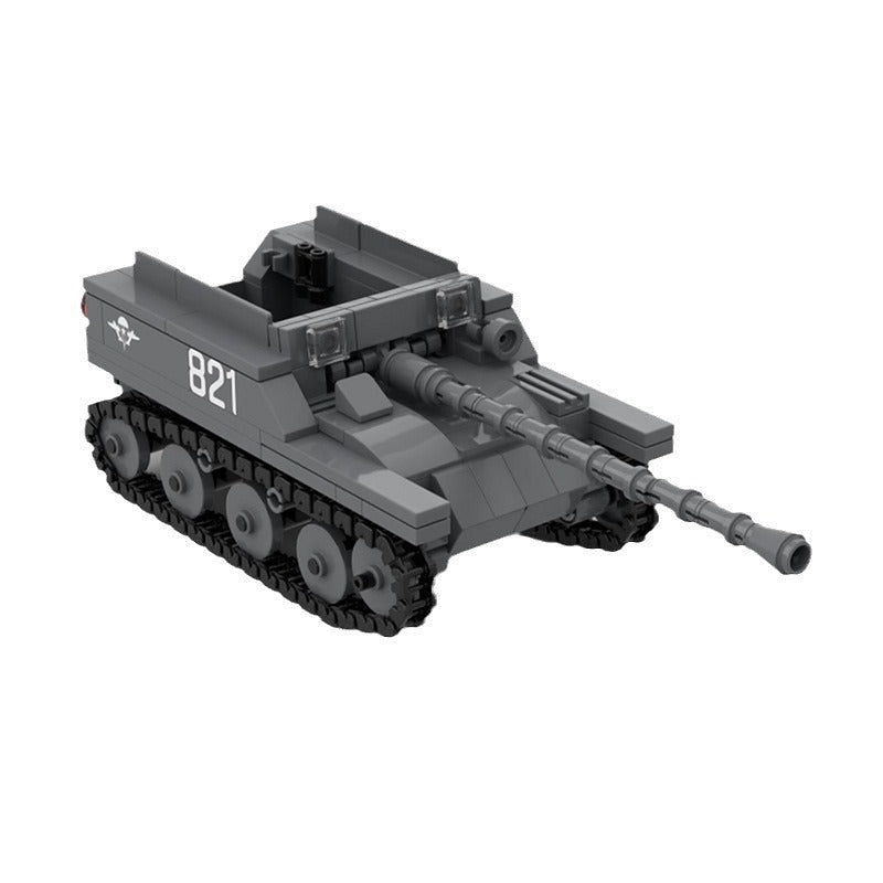 ASU-57 Soviet Tank Destroyer MOC Building Kit | Precision Construction Set - 1