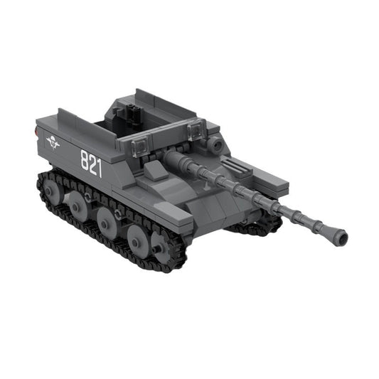 asu-57 tank destroyer building set | moc-151568 - 3