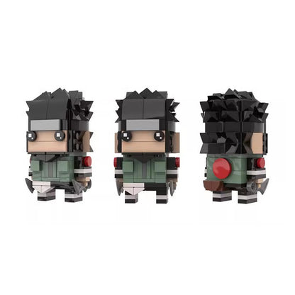 asuma sarutobi brickheadz moc | compatible with lego - 3