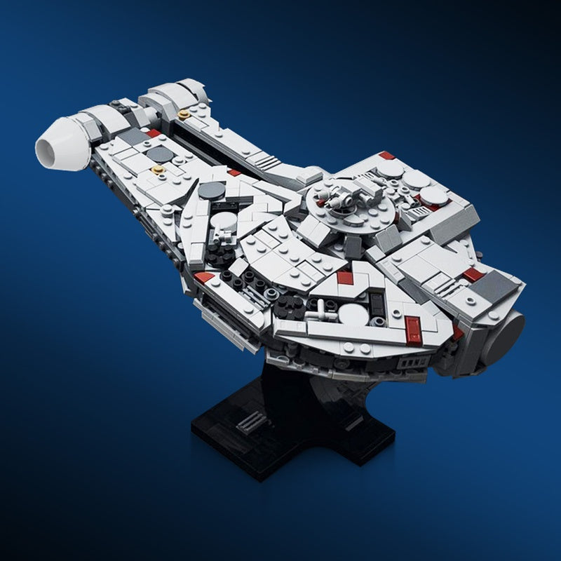 Asymmetric Circular Space Freighter MOC Building Kit - 2