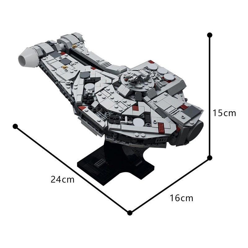 Asymmetric Circular Space Freighter MOC Building Kit - 3