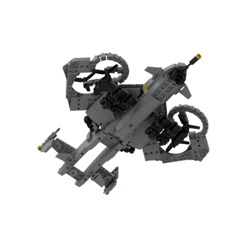 AT-101 Futuristic Helicopter MOC Building Kit | Sci-Fi Aircraft Model - 2