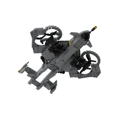 AT-101 Futuristic Helicopter MOC Building Kit | Sci-Fi Aircraft Model - 2