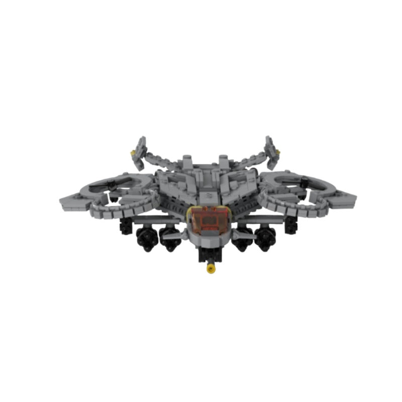 AT-101 Futuristic Helicopter MOC Building Kit | Sci-Fi Aircraft Model - 3