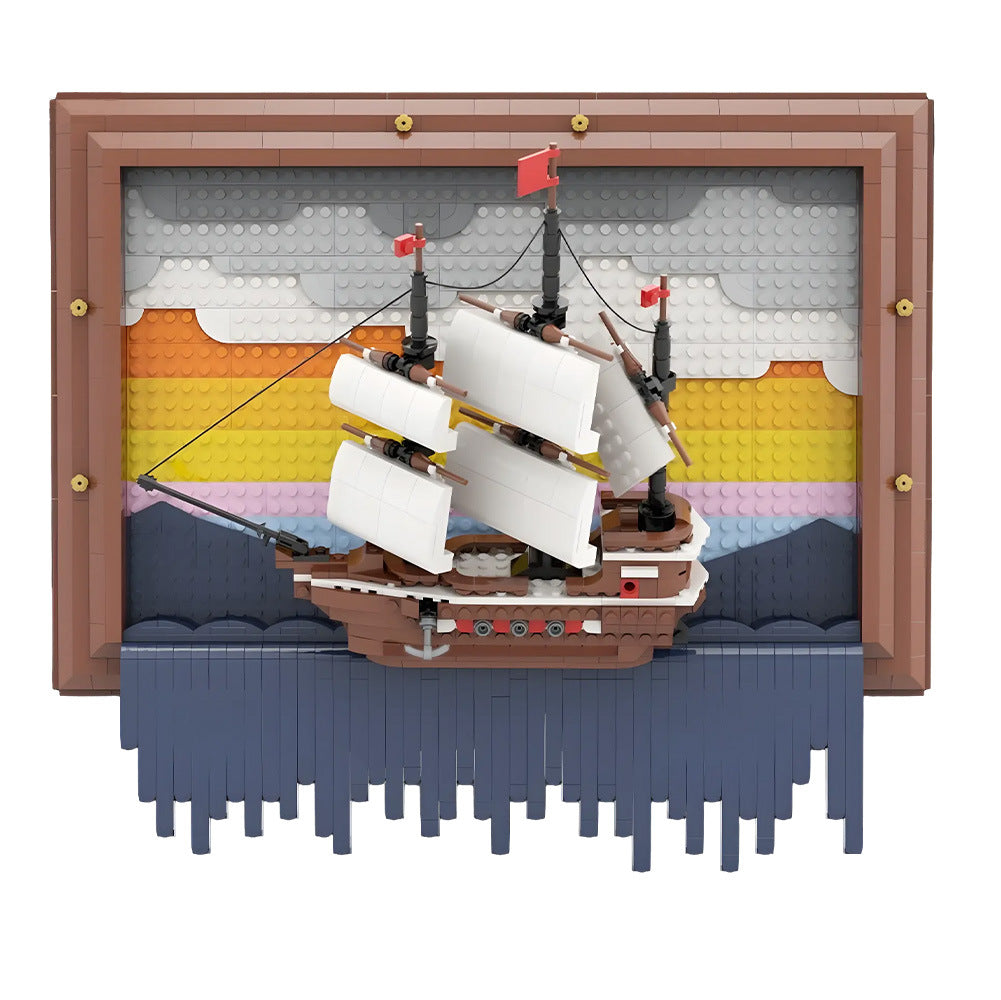 at world's edge paintings building kit | moc-193210 - 3