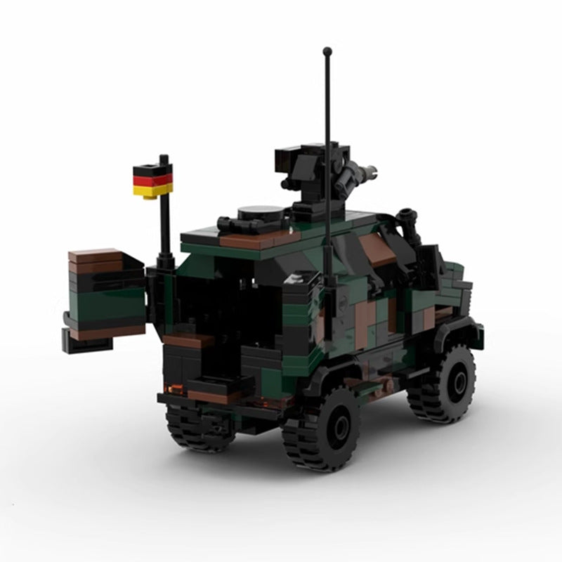 atf dingo 2 building set | german military vehicle | moc-76433 - 1