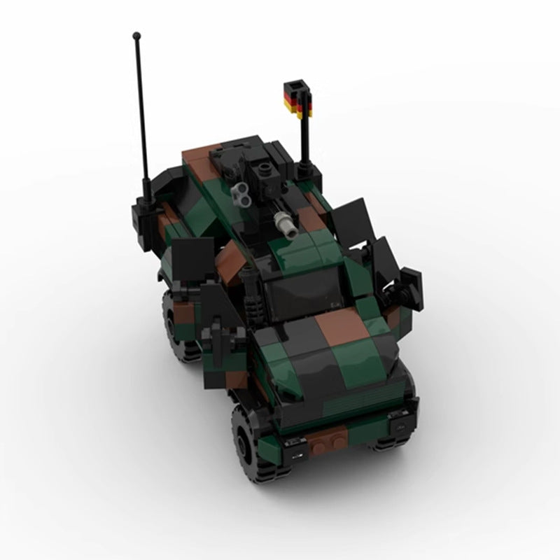 atf dingo 2 building set | german military vehicle | moc-76433 - 2