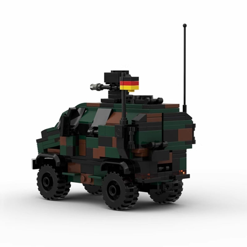 atf dingo 2 building set | german military vehicle | moc-76433 - 3