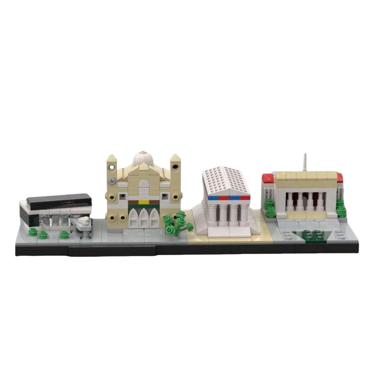Athens Skyline Building Kit | LEGO-Compatible MOC - 1