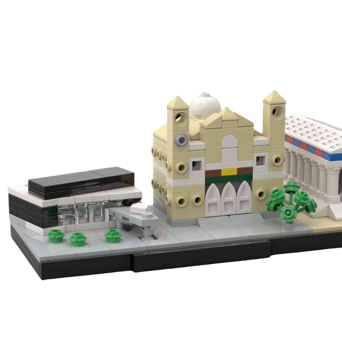Athens Skyline Building Kit | LEGO-Compatible MOC - 3