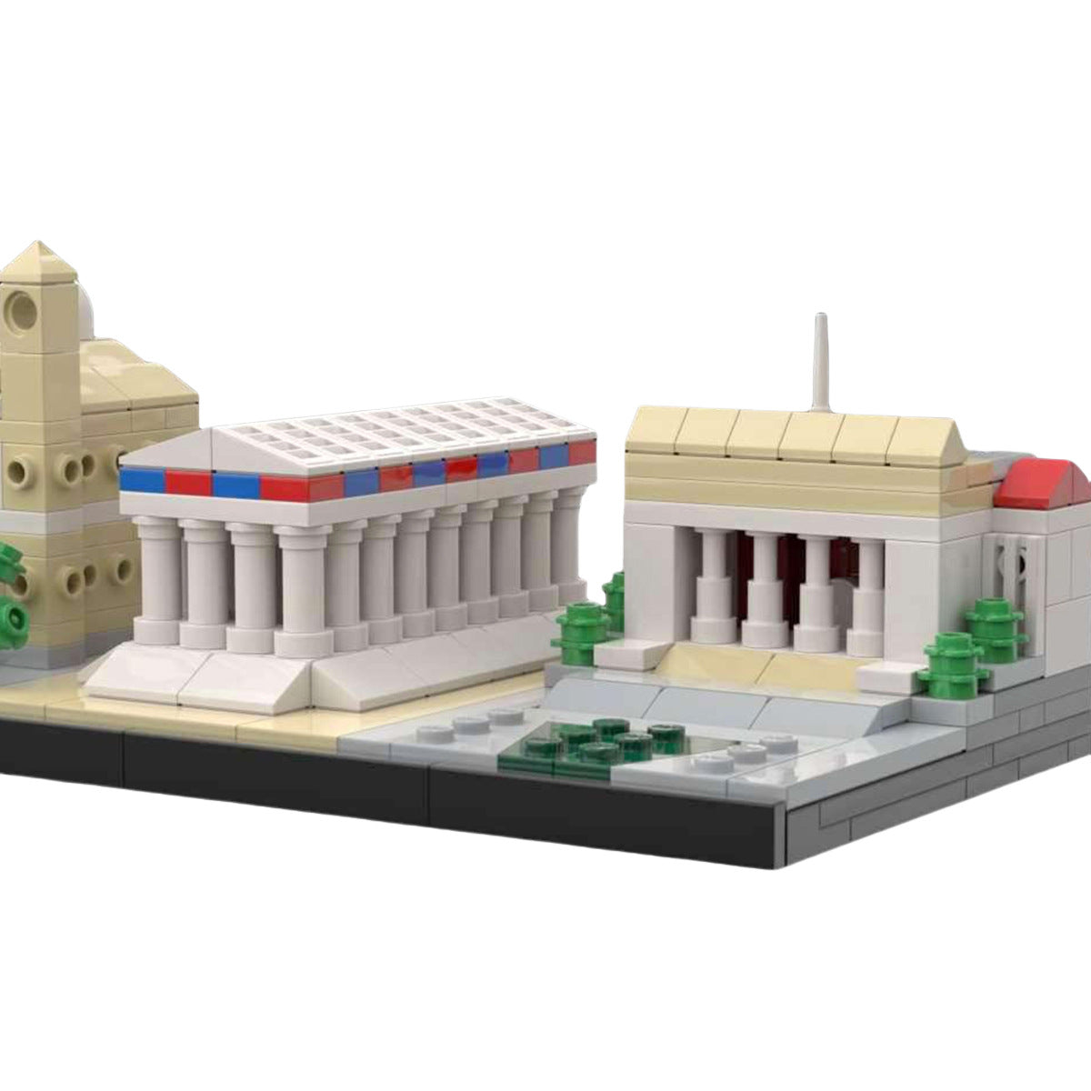 athens skyline building kit | moc-73970 - 2