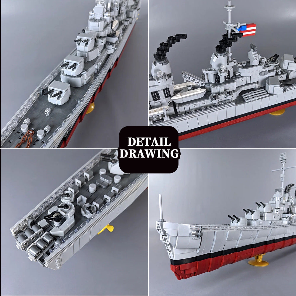 atlanta class cruiser building set | lego compatible - 6