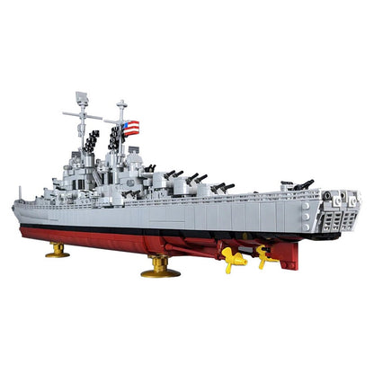 Atlanta Class Cruiser MOC Building Kit | WWII Naval Warship Model - 1