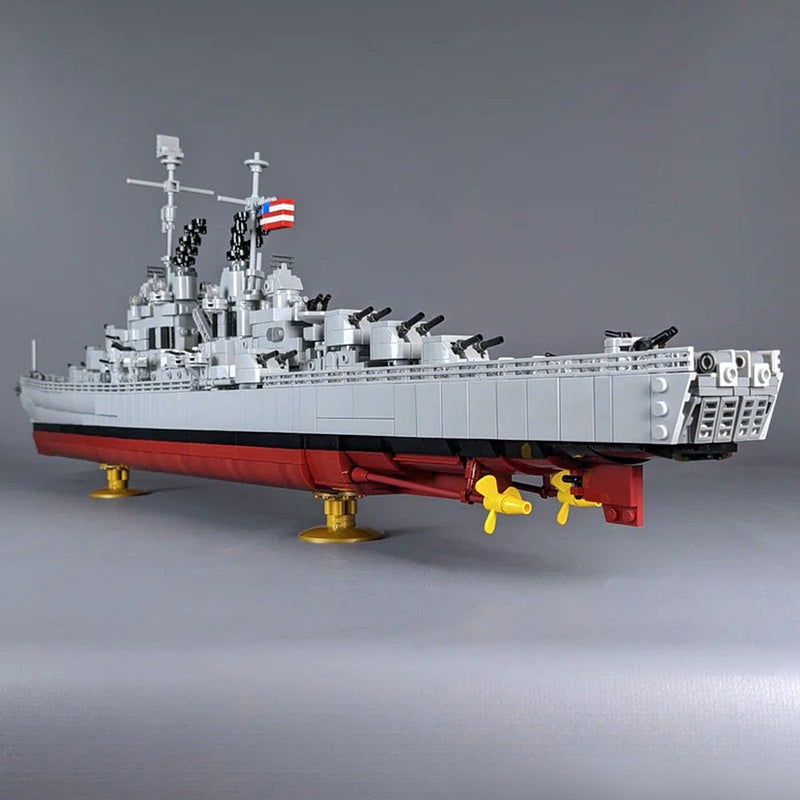 Atlanta Class Cruiser MOC Building Kit | WWII Naval Warship Model - 3