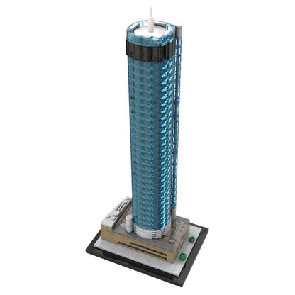 Atlanta Peachtree Plaza Tower 1:800 MOC Building Kit - 2