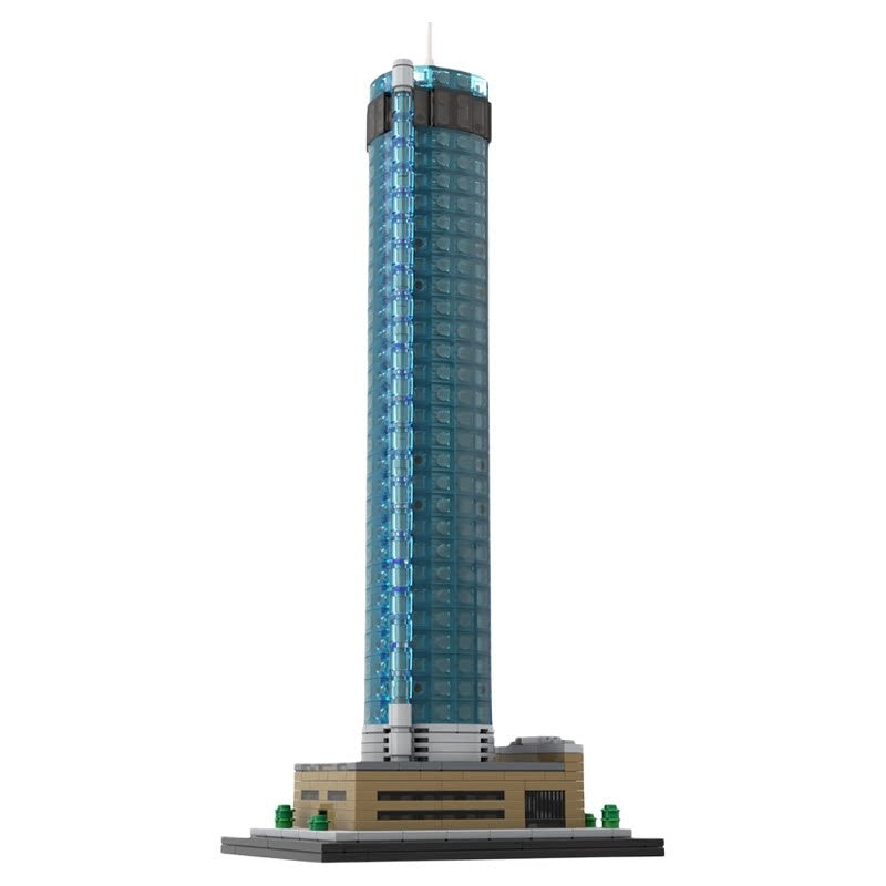 Atlanta Peachtree Plaza Tower 1:800 MOC Building Kit - 3