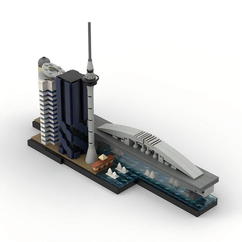 Auckland Skyline MOC Building Kit | New Zealand City Architecture Model - 2