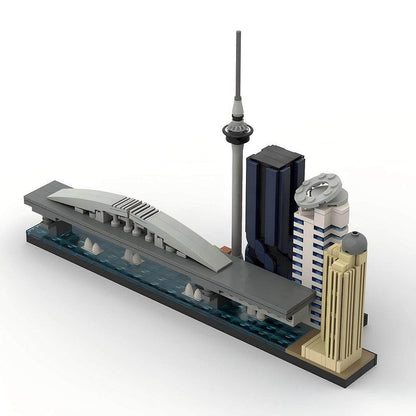Auckland Skyline MOC Building Kit | New Zealand City Architecture Model - 3