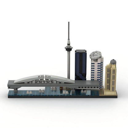 Auckland Skyline MOC City Landmark Building Kit | New Zealand Skyline Model - 4