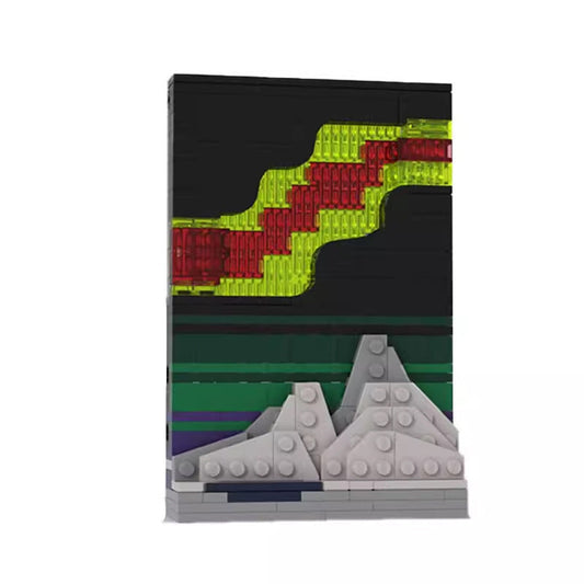 Aurora Borealis Building Kit | LEGO-Compatible MOC - 1