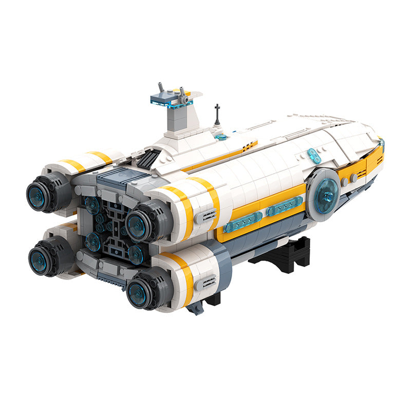 aurora spaceship building set from game subnautica - 2