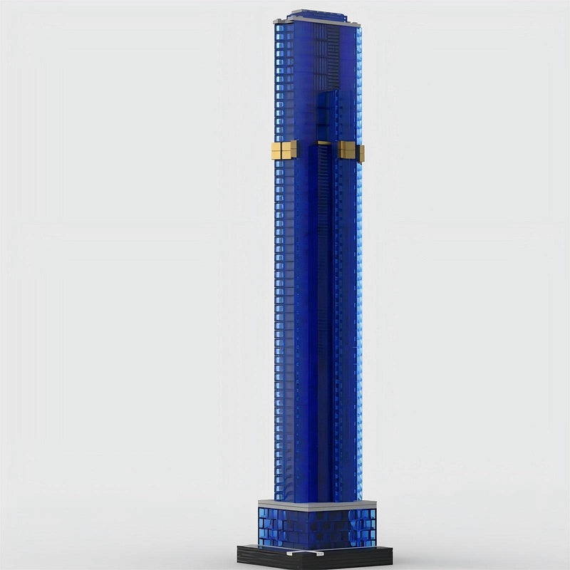 Australia 108 Melbourne MOC Skyscraper Building Kit Micro Skyline Model - 1
