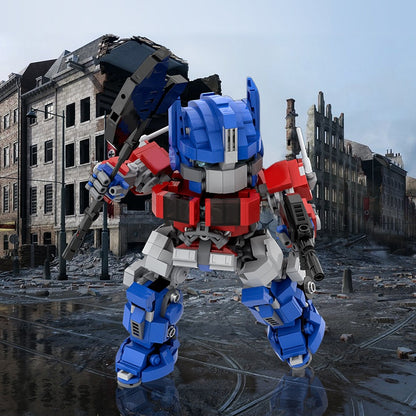 Autobot Leader Transforming Mecha Building Kit | LEGO-Compatible MOC - 1