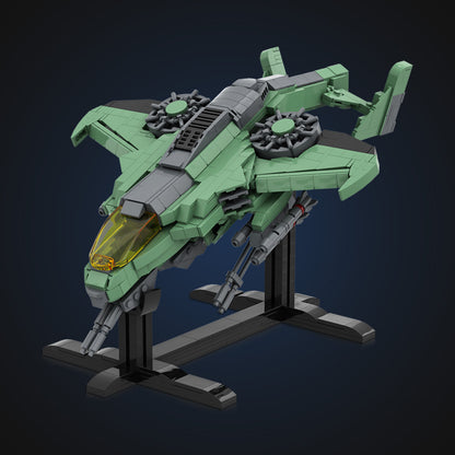 av-22 sparrowhawk building set | halo | lego compatible - 7