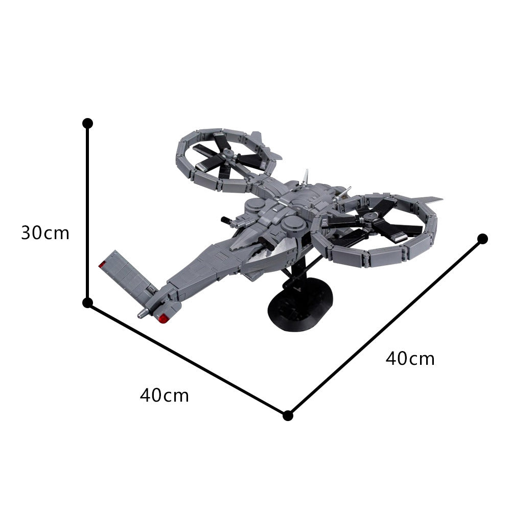 avatar helicopter samson sa-2 building set | moc-188089 - 4