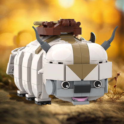 avatar: the last airbender flying bison moc building blocks - 1
