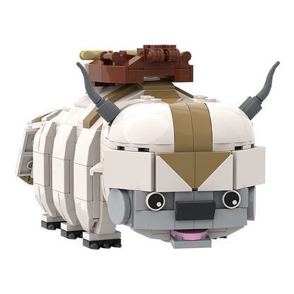 avatar: the last airbender flying bison moc building blocks - 2