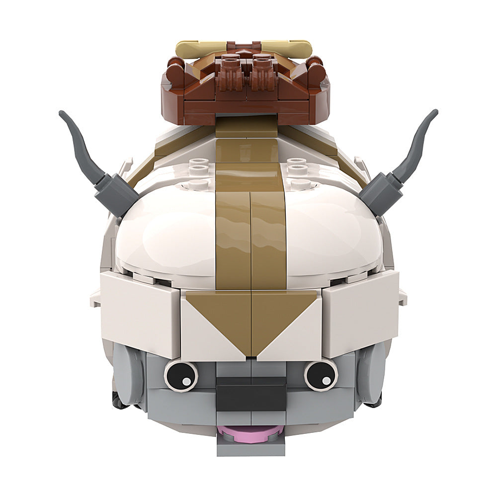 avatar: the last airbender flying bison moc building blocks - 3
