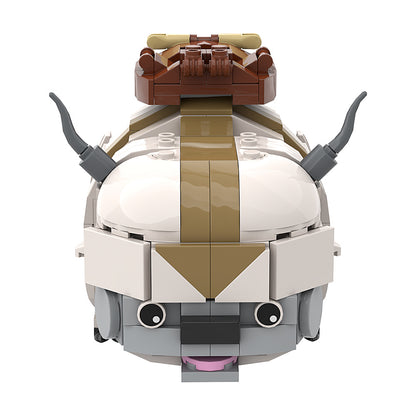 avatar: the last airbender flying bison moc building blocks - 3