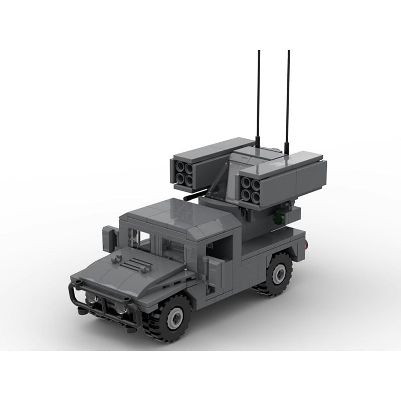 Avenger Missile Truck MOC Building Kit | Tactical Defense Vehicle Model - 2
