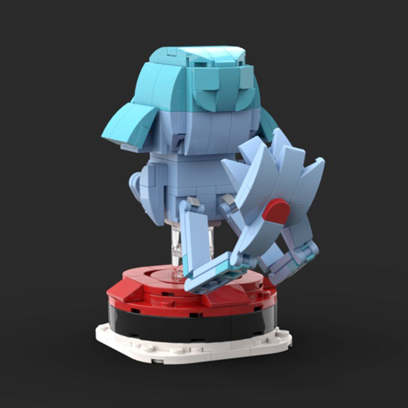 azelf brickheadz building set | pokèmon | moc-113173 - 3