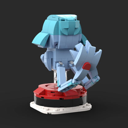 azelf brickheadz building set | pokèmon | moc-113173 - 3