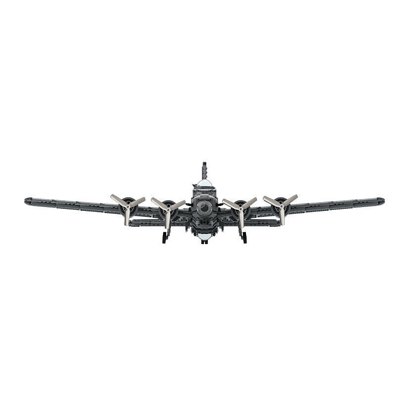 B-17 Flying Fortress MOC WWII Bomber Plane Building Kit - 3