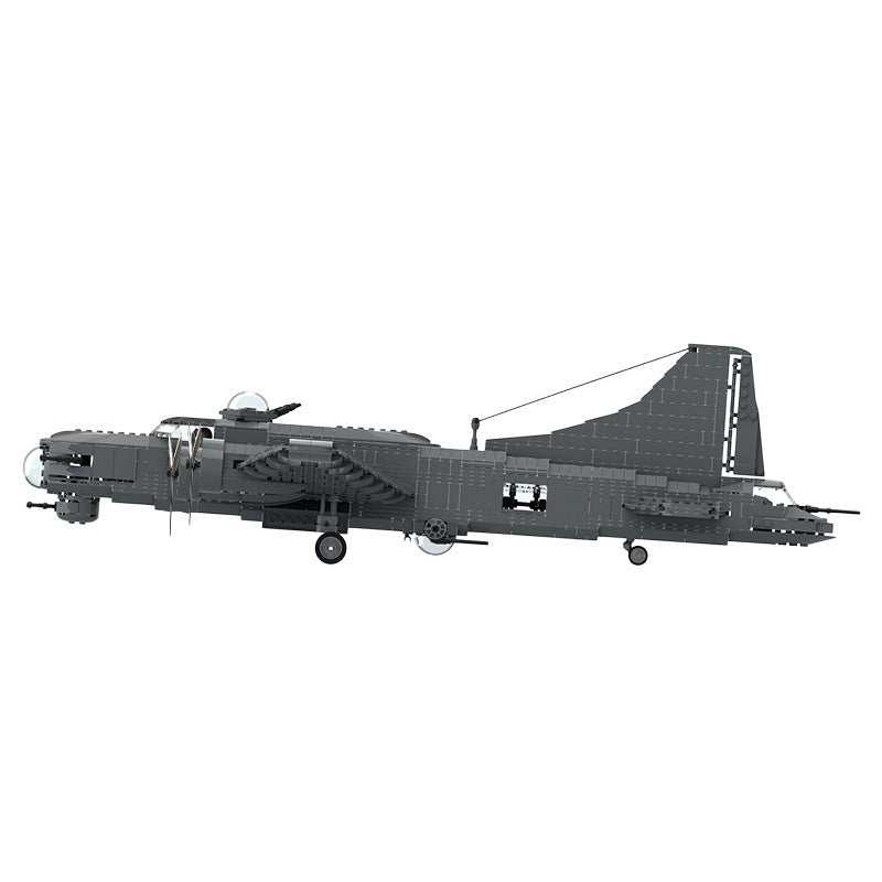 B-17 Flying Fortress WWII Bomber Plane Building Kit | LEGO-Compatible MOC - 1