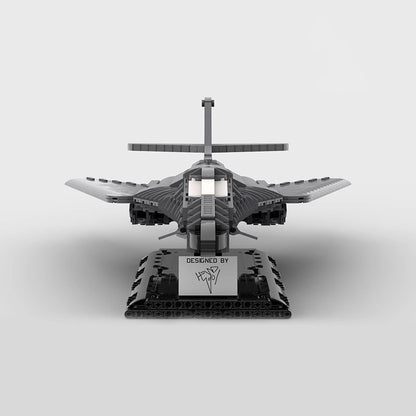 b-1b lancer building set | 1:72 scale | moc-141727 - 4