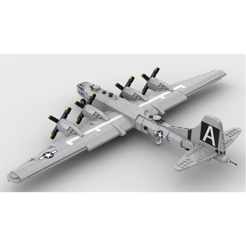 B-29 Four-Engine Heavy Bomber 1:72 Scale MOC Building Kit - 2