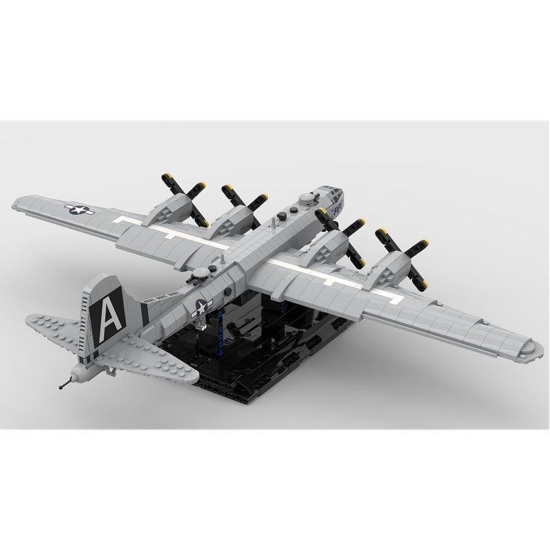 B-29 Four-Engine Heavy Bomber 1:72 Scale MOC Building Kit - 5